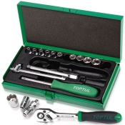 Набор инструмента TOPTUL в кейсе 1/4" 17 ед. GCAD1701
