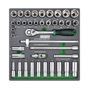 Набор инструмента TOPTUL в ложементе 1/2" 39 ед. GEC3901