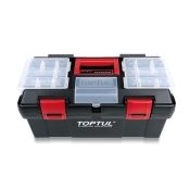 Ящик для инструментов пластиковый TOPTUL 3 секции 445x240x205 TBAE0302 Ящик для инструментов пластиковый TOPTUL 3 секции 445x240x205 TBAE0302