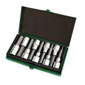 Набор головок-бит шестигранник TOPTUL 1/2" Н4-Н17 80 мм GAAD0905 Набор головок-бит шестигранник TOPTUL 1/2" Н4-Н17 80 мм GAAD0905