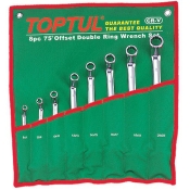 Набір накидних ключів TOPTUL 6-22 мм (кут 75°) 8 од. GAAA0810