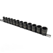 Набор ударных головок на планке TOPTUL 1/2" 12 ед. 8-22 мм GAAQ1612M Набор ударных головок на планке TOPTUL 1/2" 12 ед. 8-22 мм GAAQ1612M