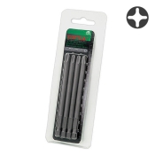 Насадки для шурупокрута набір TOPTUL 1/4" 100 мм PH2 4 шт. FSIB0802G Насадки для шурупокрута набір TOPTUL 1/4" 100 мм PH2 4 шт. FSIB0802G
