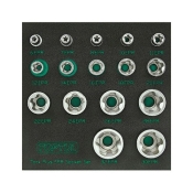 Набор головок TOPTUL Torx Plus EPR 1/4", 3/8", 1/2" 6EPR-32EPR 16 ед. GABF1601 Набор головок TOPTUL Torx Plus EPR 1/4", 3/8", 1/2" 6EPR-32EPR 16 ед. GABF1601