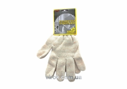 Перчатки трикотажные VIROK 83V003 белые, разм. 10