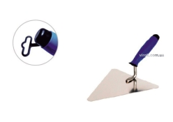 Кельма муляра трикутна з нержавійки VIROK PROFI 180 мм