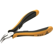 Долгогубцы NWS 126G-79-ESD-120 с изолированными ручками и полукруглыми тонкими губками