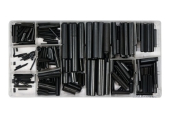 Штифти розрізні YATO; Ø= 1,5 - 10 мм і l= 5 - 50 мм, наб. 315 елем. [5/20]