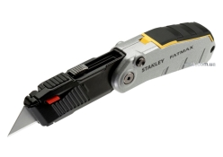 Нож STANLEY "FatMax" FMHT0-10320 складное выдвижное трапецевидное лезвие +3 запасных лезвия