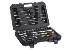 Набор торцевых головок и ключей STANLEY STMT82832-1 1/4", 1/2", с инструментами, в футляре, 41 шт.