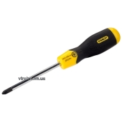 Викрутка хрестова STANLEY 0-64-974 "Cushion Grip" "Pozidriv" PZ2 x 100 мм