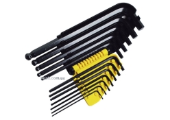 Ключи 6-гранные L-образные STANLEY 0-69-257 (1/16 – 3/8) набор 12 шт.