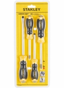Набор отверток STANLEY STHT16169-0 "Cushion Grip S/DRIVER" 4 шт прецизионные