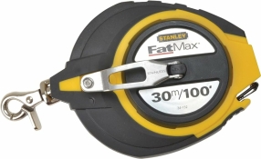 Стрічка STANLEY 0-34-132 Fat Max сталева в закритому корпусі 30 м, 9.5 мм