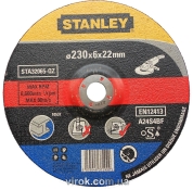 Диск шліфувальний по металу STANLEY STA32065-QZ T27 Ø= 230 х 6.0 х 22 мм