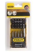 Набор отверточных насадок STANLEY STA60525-XJ SL/РH/PZ/TORX/HEX, L= 25 мм, магниный держатель L= 60 мм. 30 шт.