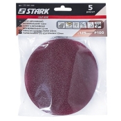 Папір шліфувальний Stark D125 мм з. 100 5 шт.