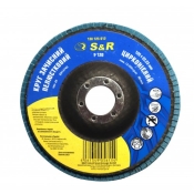 Круг зачистный лепестковый S&R циркониевый 125x22,2 з. 120 сталь