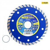 Диск алмазный S&R Tempo 125 x 2.0 x 22.2 TURBO камень Диск алмазный S&R Tempo 125 x 2.0 x 22.2 TURBO камень