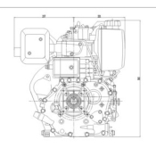 Двигун Husqvarna HH418DE (5884588-02)