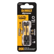 Біти ударні IMPACT Torsion Pz2 50 мм 2 шт DeWALT DT70531T Біти ударні IMPACT Torsion Pz2 50 мм 2 шт DeWALT DT70531T