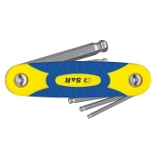 Набір шестигранних ключів S&R НX 6 шт (365510006) Набір шестигранних ключів S&R НX 6 шт (365510006)
