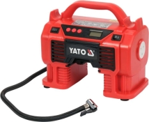 Компресор акумуляторний,YATO YT-23248 Li-Ion 18В, 3.0AxГ, 60Вт, тиск ≤ 11Bar, подача повітря-21л/хв (БЕЗ АКУМУЛЯТОРА) Компресор акумуляторний,YATO YT-23248 Li-Ion 18В, 3.0AxГ, 60Вт, тиск ≤ 11Bar, подача повітря-21л/хв (БЕЗ АКУМУЛЯТОРА)