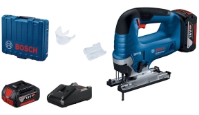 Аккумуляторный лобзик Bosch Professional GST 185-LI с 2 акб GBA 18 В 4.0 Ah и з/у GAL 18V-40 Аккумуляторный лобзик Bosch Professional GST 185-LI с 2 акб GBA 18 В 4.0 Ah и з/у GAL 18V-40