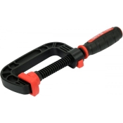 Струбцина з гвинтовим затискачем з нейлона YATO YT-64184 тип "С", 75 мм, глибина 70 мм