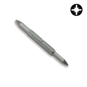 Біта хрестова двостороння TOPTUL 1/4" PZ1xPZ2 L75 мм FKBA0102