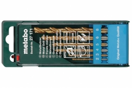 Набор сверл по металлу Metabo HSS-TiN 6 предметов 627171000