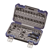 Набор инструментов профессиональный Haisser BLACK 70256 1/4" 46 ед. Набор инструментов профессиональный Haisser BLACK 70256 1/4" 46 ед.