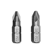 Биты S&R PZ2 x 25 мм 2 шт