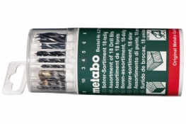 Набір свердел Metabo 18 штук 627190000 Набір свердел Metabo 18 штук 627190000