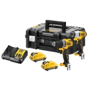 Комплект акумуляторних інструментів DeWALT DCK2110L2T Комплект акумуляторних інструментів DeWALT DCK2110L2T