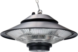 Обогреватель инфракрасный, подвесной под потолок YATO YT-99501, эл. сетев. 230В, 1500Вт, диапазон 12-18м² с пультом