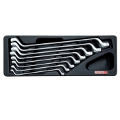 Набор накидных ключей TOPTUL 6-22 мм (угол 75°) 8 ед. (в ложементе) GAAT0802