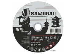 Диск отрезной по металлу/нержав. стали VIROK SAMURAI 115 мм, 25 шт