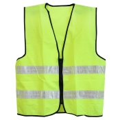 Сигнальный жилет с молнией Werk (XL, желтый) Сигнальный жилет с молнией Werk (XL, желтый)