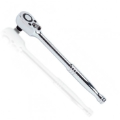 Трещотка TOPTUL 1/4"  72 зуба металлическая ручка CHAM0813