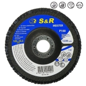 Коло зачистне пелюсткове S&R Meister 125x22.2, Z100 (136125100) Коло зачистне пелюсткове S&R Meister 125x22.2, Z100 (136125100)