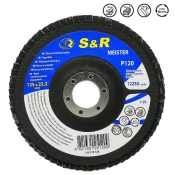 Коло зачистне пелюсткове S&R Meister 125x22.2, Z120 (136125120) Коло зачистне пелюсткове S&R Meister 125x22.2, Z120 (136125120)
