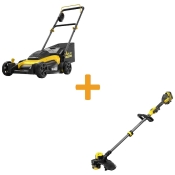 Газонокосилка аккумуляторная бесщёточная STANLEY FATMAX SFMCMW2651M+SFMCSTB933M