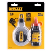 Шнур розмічальний довжиною 30 м в комплекті з крейдяним порошком DeWALT DWHT47408-0 Шнур розмічальний довжиною 30 м в комплекті з крейдяним порошком DeWALT DWHT47408-0
