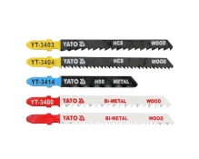 Универсальный набор полотен для электролобзика YATO Bi-Metal, HCS, 75-100/75-50 мм, 5 шт Универсальный набор полотен для электролобзика YATO Bi-Metal, HCS, 75-100/75-50 мм, 5 шт