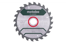 Пильный диск Metabo Precision cut Classic HW/CT 190х2/1.4x30, Z24 WZ 15° /B 628676000 Пильный диск Metabo Precision cut Classic HW/CT 190х2/1.4x30, Z24 WZ 15° /B 628676000