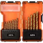 Набір свердел по металу AEG Power Ø 2-10 мм HSS-G TIN DIN338 19 шт. у футлярі (4932352245) Набір свердел по металу AEG Power Ø 2-10 мм HSS-G TIN DIN338 19 шт. у футлярі (4932352245)