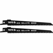 Полотна по дереву для шабельної пили Yato 150х1 мм, 6 зубів (YT-33922) Полотна по дереву для шабельної пили Yato 150х1 мм, 6 зубів (YT-33922)