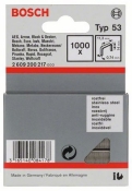 Скобы из нержавеющей стали тип 53 Bosch 14 мм, 1000 шт Скобы из нержавеющей стали тип 53 Bosch 14 мм, 1000 шт