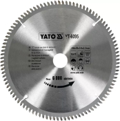 Диск пильный YATO по алюминию 250х30х3.0x2.2 мм, 100 зубцов (YT-6095) Диск пильный YATO по алюминию 250х30х3.0x2.2 мм, 100 зубцов (YT-6095)